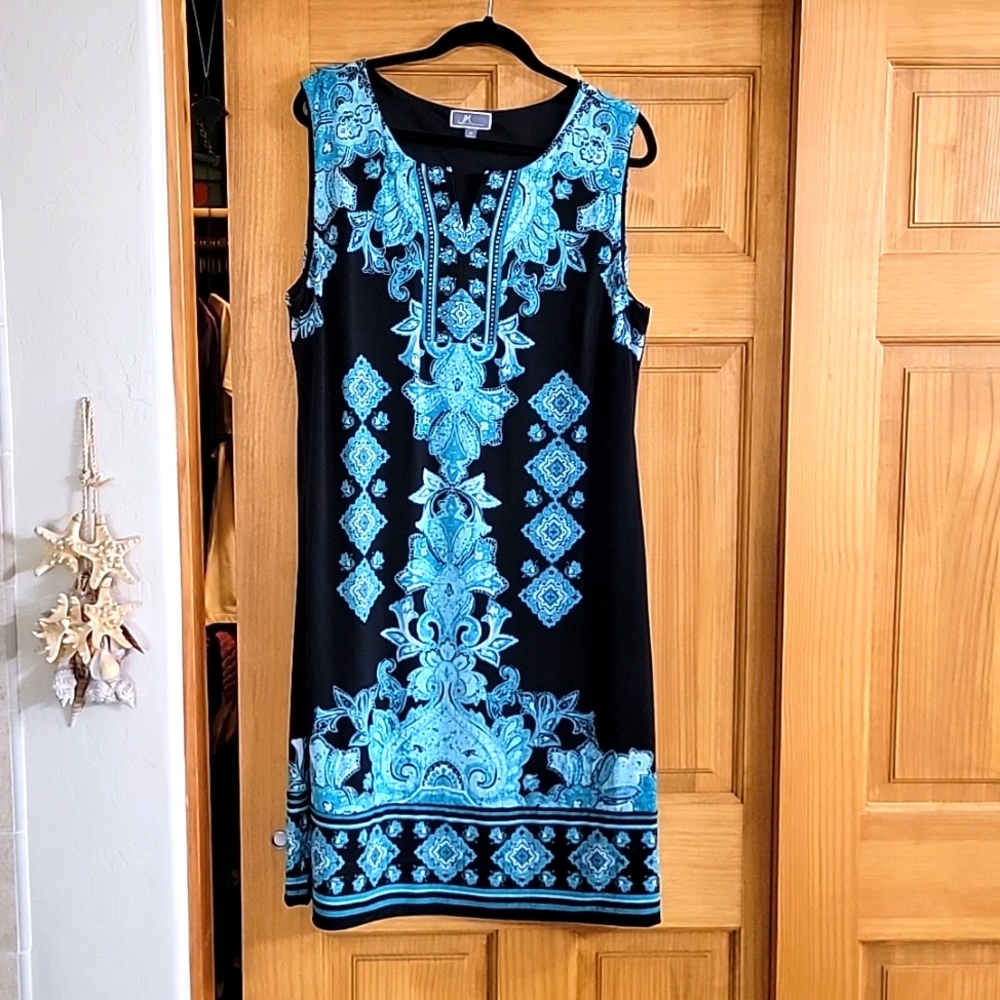 Black/Teal dress